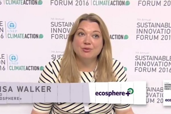 Interview with Lisa Walker, CEO, Ecosphere+ at SIF16